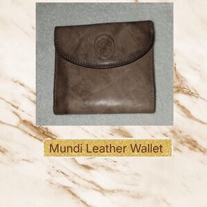 Mundi Tan Leather Wallet